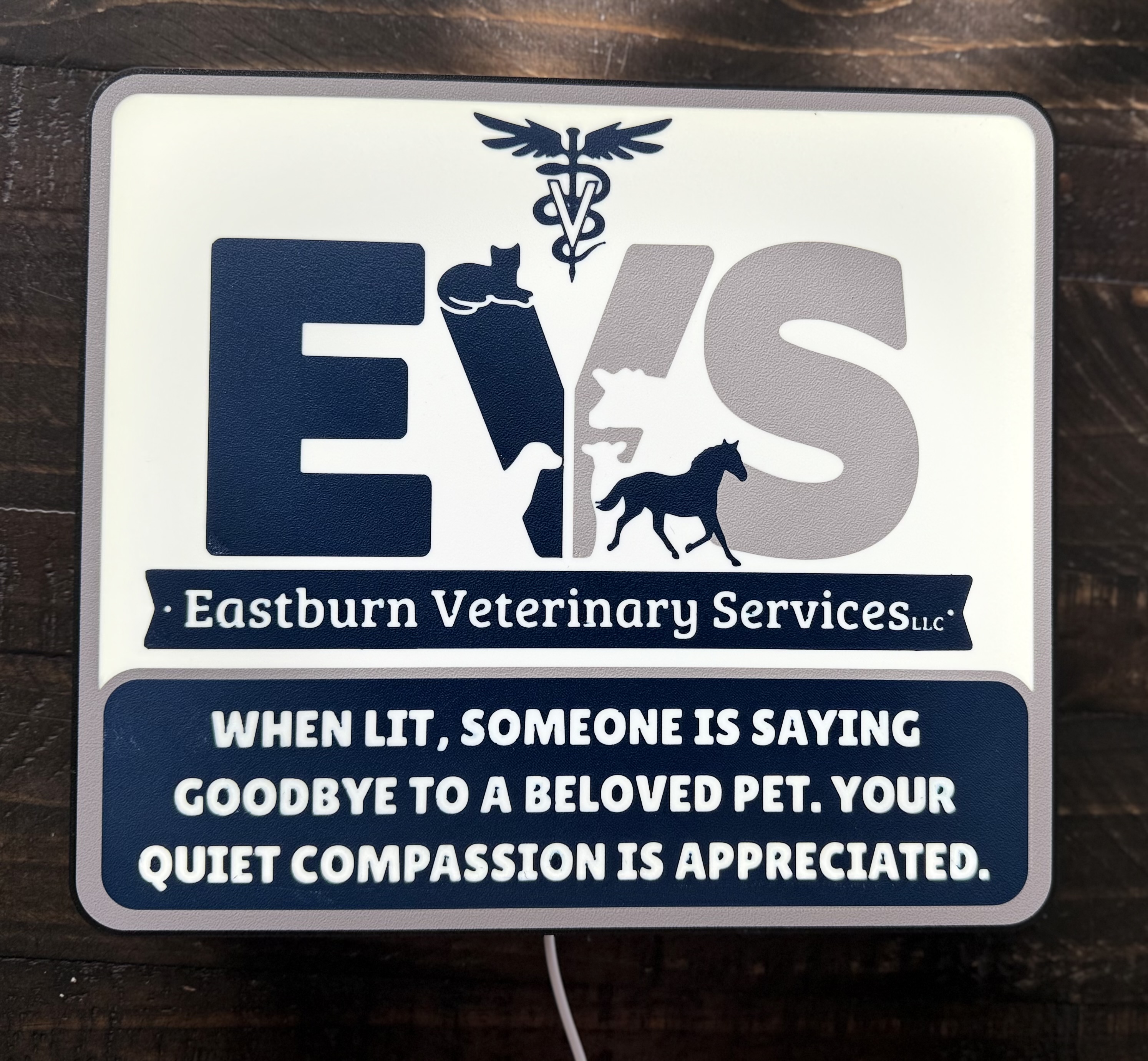 Studio logo light box