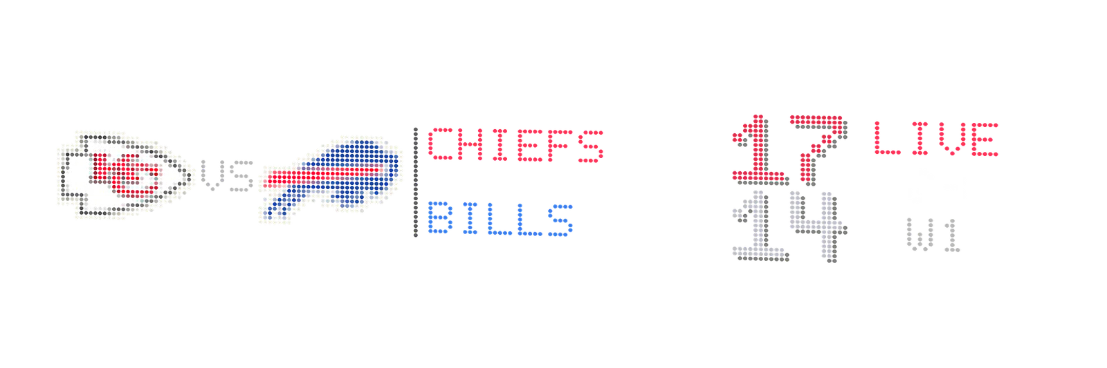LumaGlow Scroll NFL live stack display preview